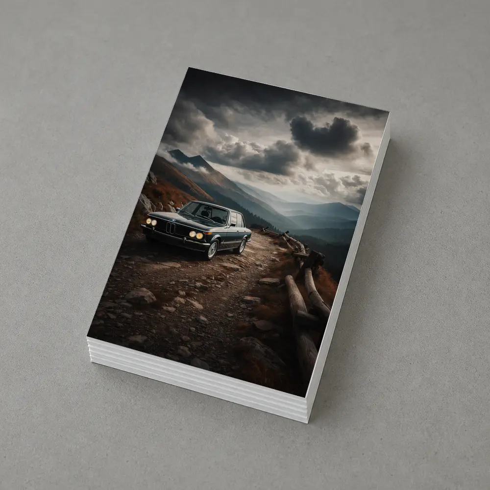 BMW 2002 Classic Car Mountain Road Drive – Postcards