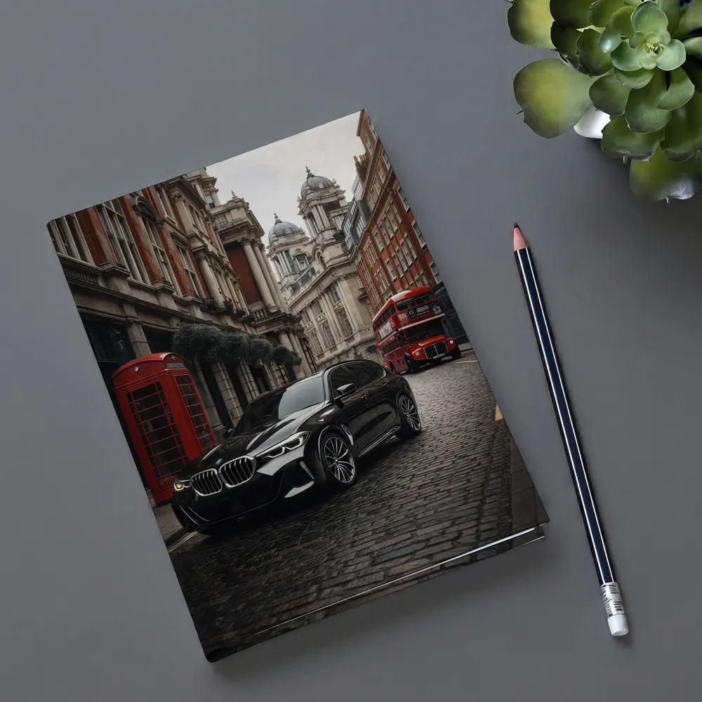 BMW X5 Black London Street Scene – Notebooks