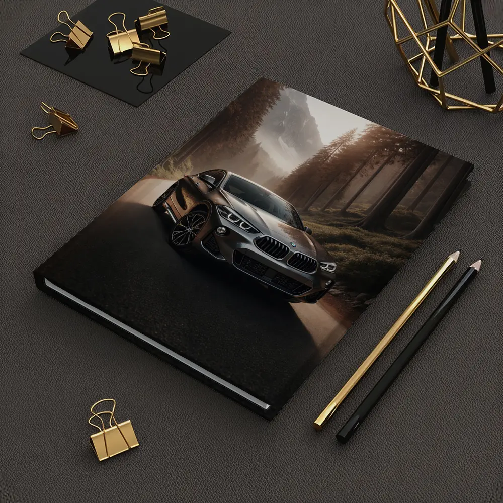 BMW X2 on Misty Mountain Forest Road – Notebooks