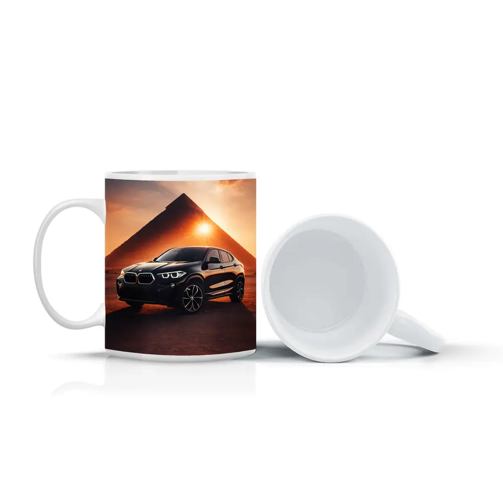 BMW X2 Black Egypt Pyramid Sunset – Mugs