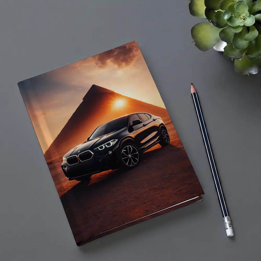BMW X2 Black Egypt Pyramid Sunset – Notebooks
