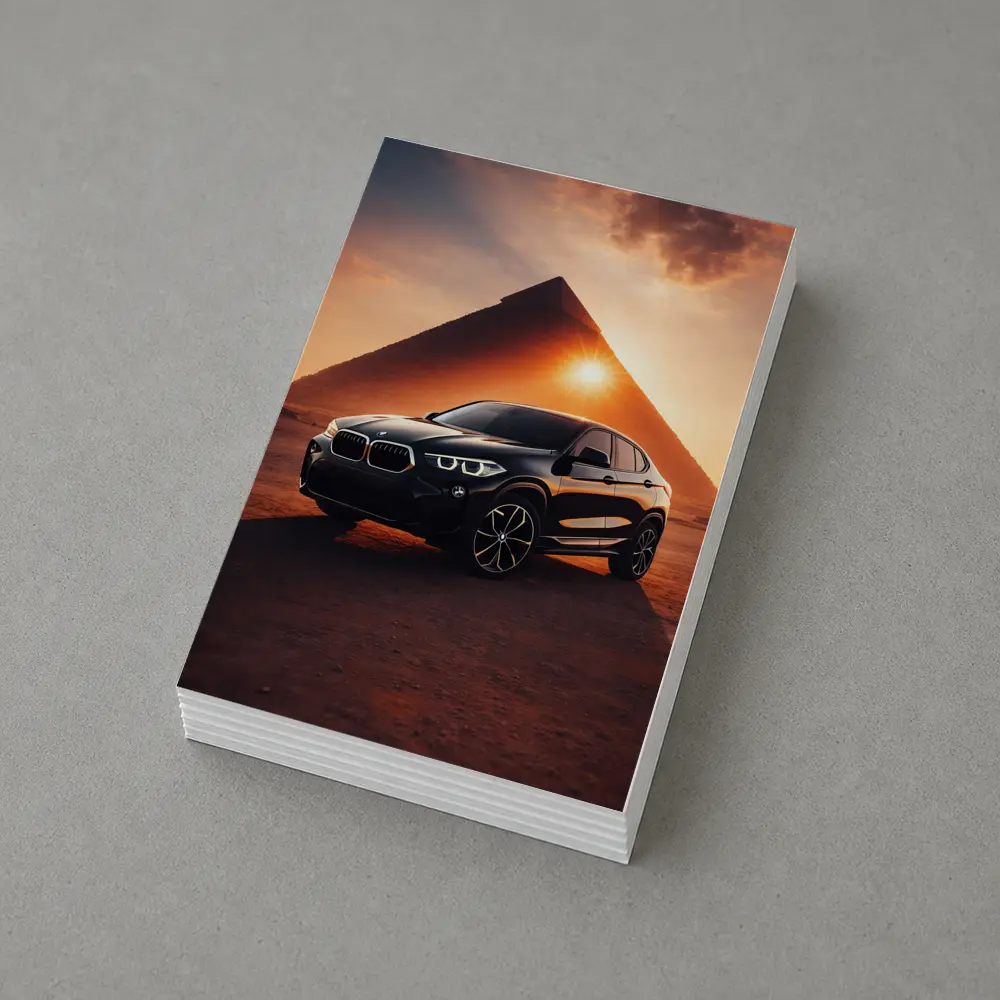 BMW X2 Black Egypt Pyramid Sunset – Postcards