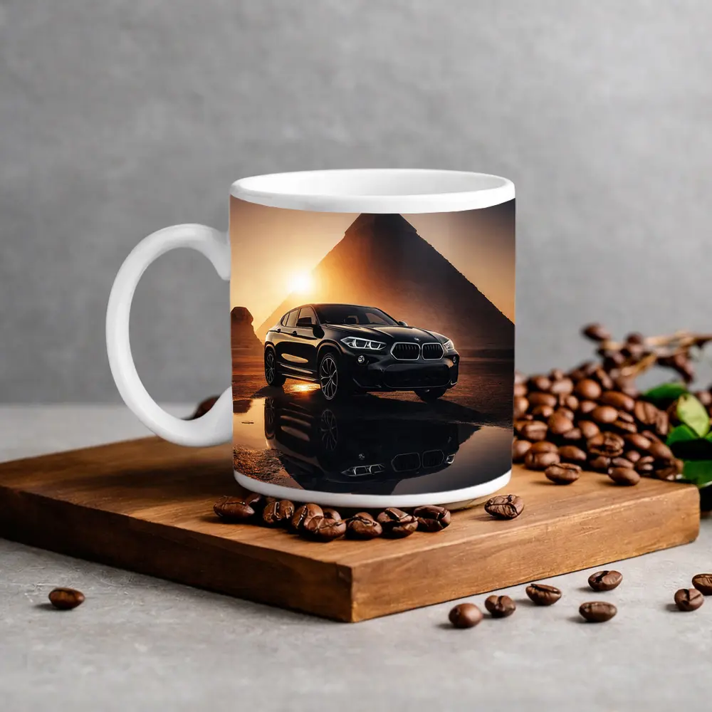 BMW X2 Black Egypt Pyramids Sunset – Mugs
