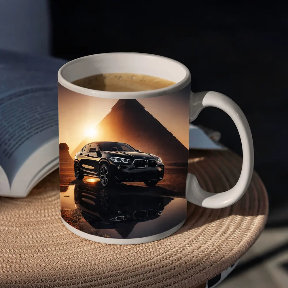 BMW X2 Black Egypt Pyramids Sunset – Mugs