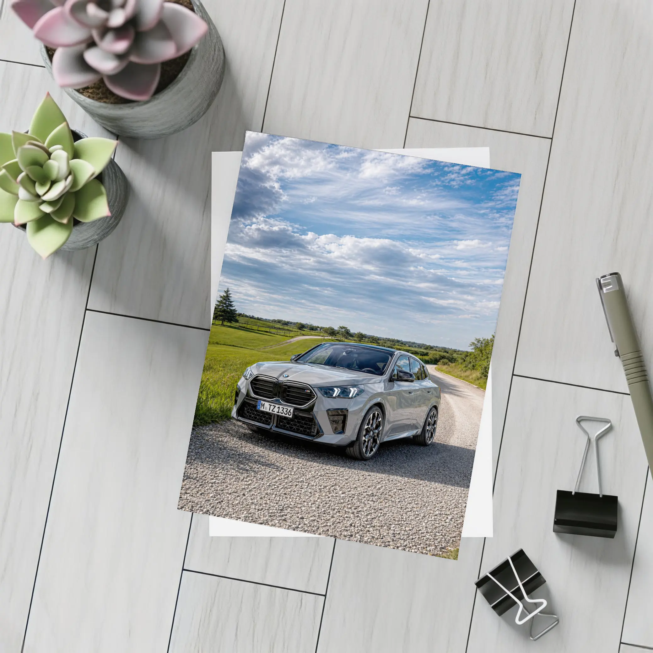 BMW X2 M35i Gray Country Road – Postcards