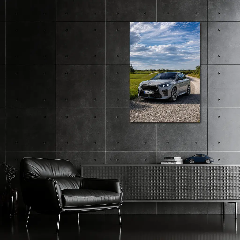 BMW X2 M35i Gray Country Road – Wall Art