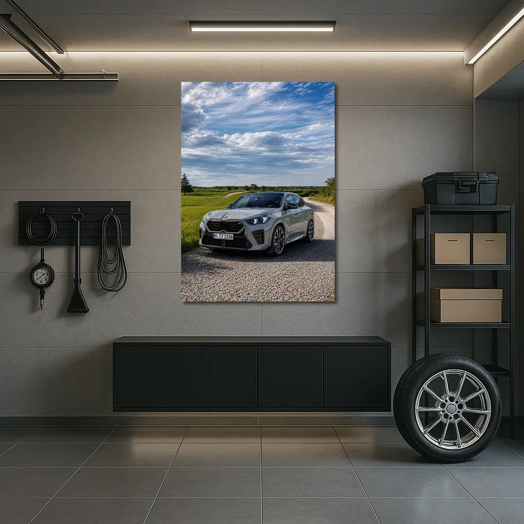 BMW X2 M35i Gray Country Road – Wall Art
