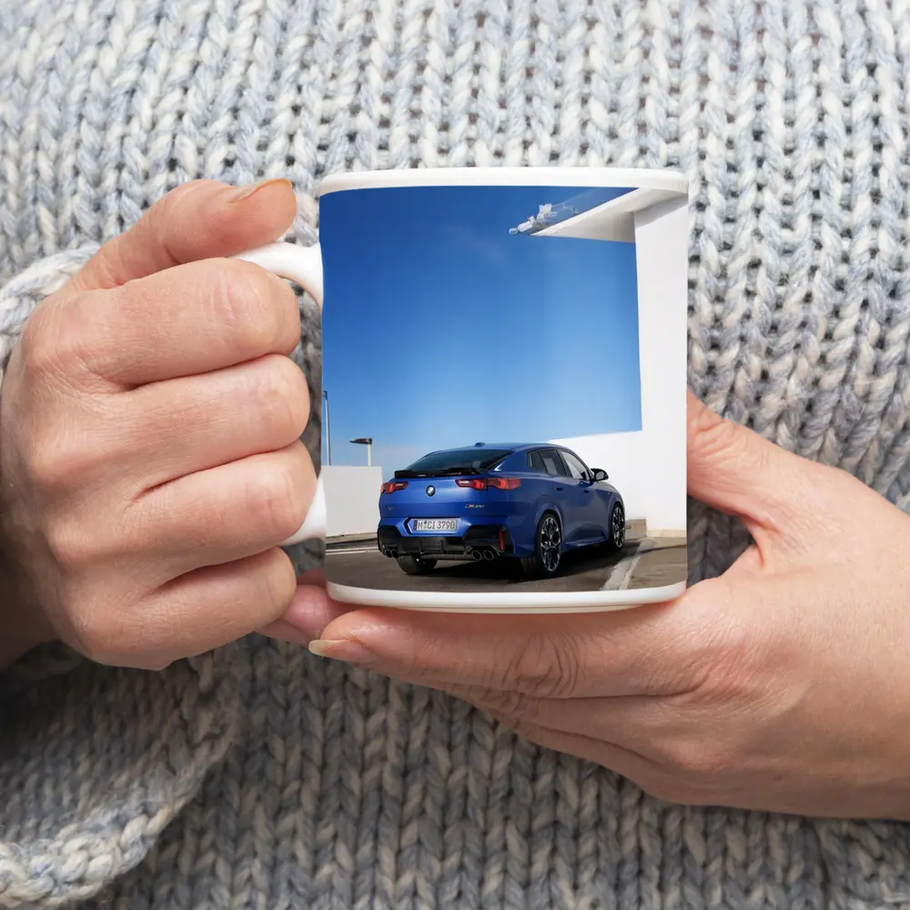 BMW X2 M35i Blue Rear Outdoor – Mugs