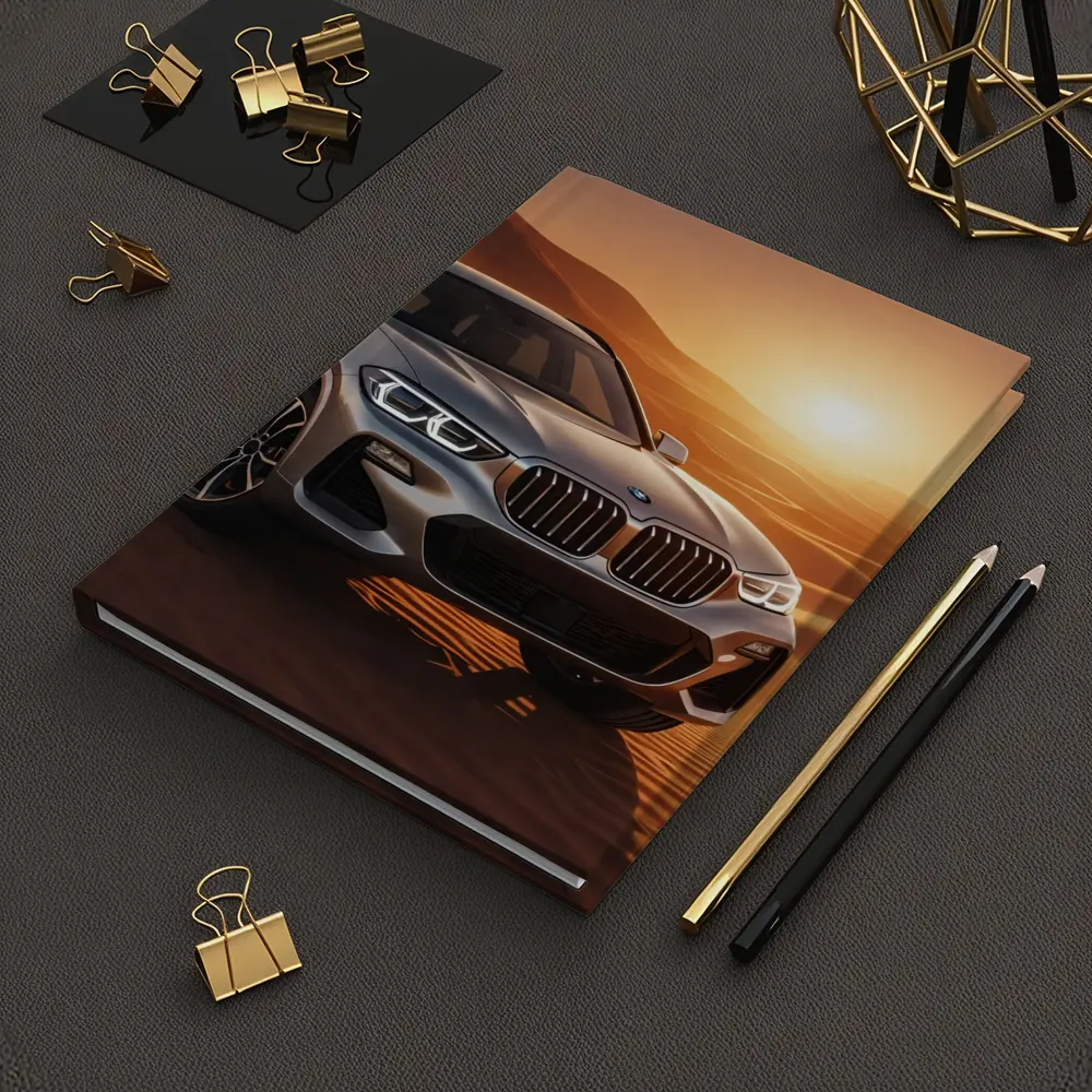 BMW X3 Silver SUV Desert Sunset – Notebooks