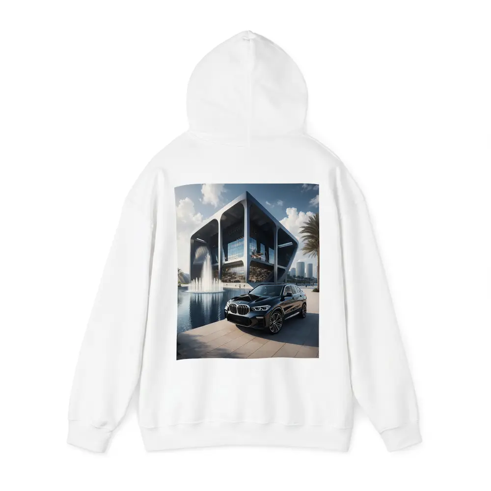BMW X3 Black SUV Modern Architecture Fountain – Hoodies
