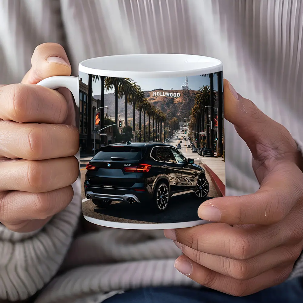 BMW X3 Black SUV Hollywood Los Angeles – Mugs
