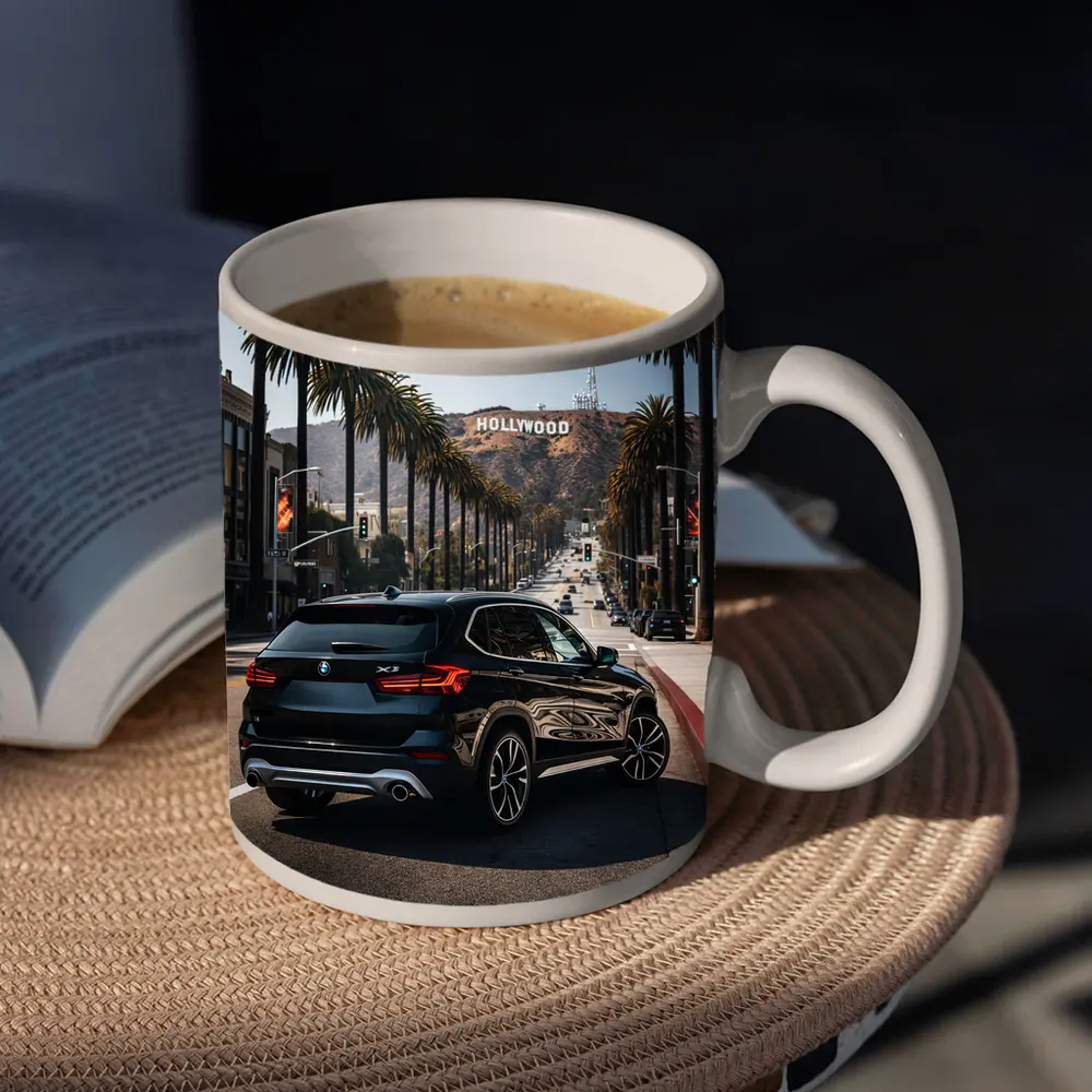 BMW X3 Black SUV Hollywood Los Angeles – Mugs