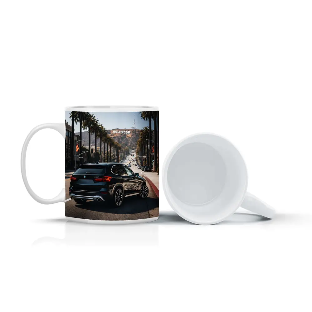 BMW X3 Black SUV Hollywood Los Angeles – Mugs