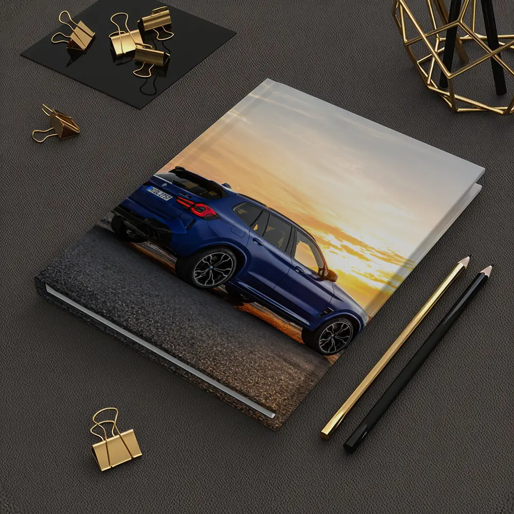 BMW X3 M Blue Sunset Rear View – Notebooks