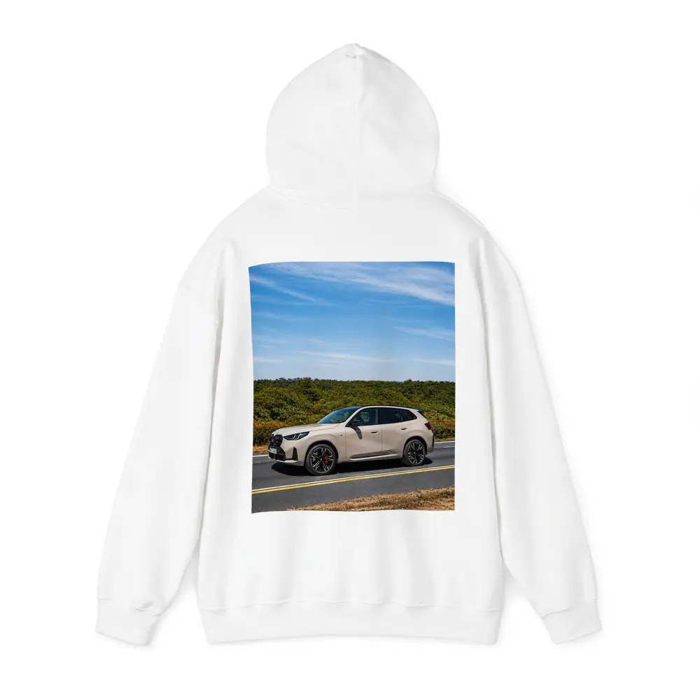 BMW X3 Beige SUV Open Road Drive – Hoodies