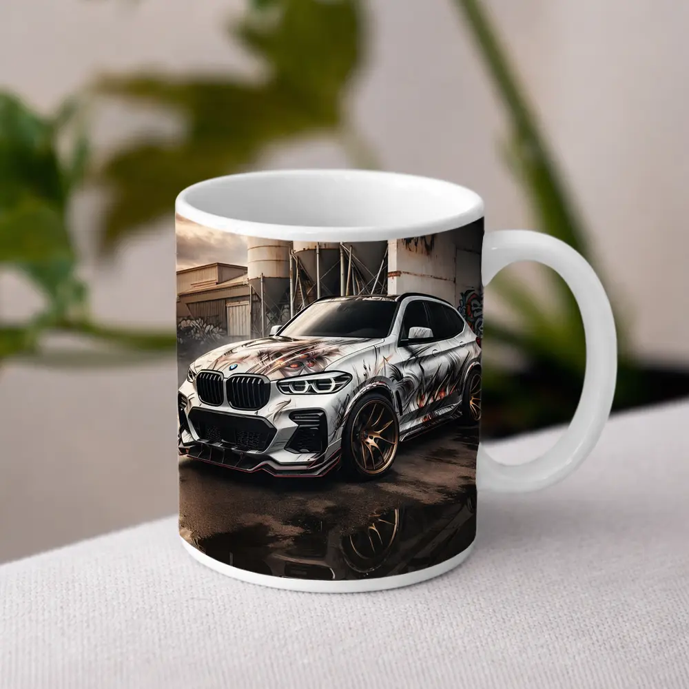 BMW X3 Custom Wrap Industrial Urban Setting – Mugs