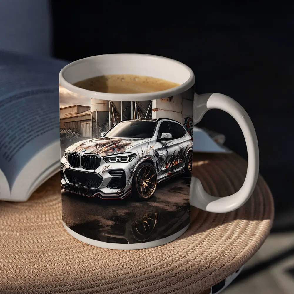 BMW X3 Custom Wrap Industrial Urban Setting – Mugs