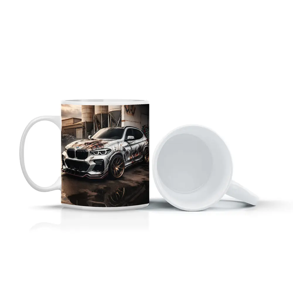 BMW X3 Custom Wrap Industrial Urban Setting – Mugs