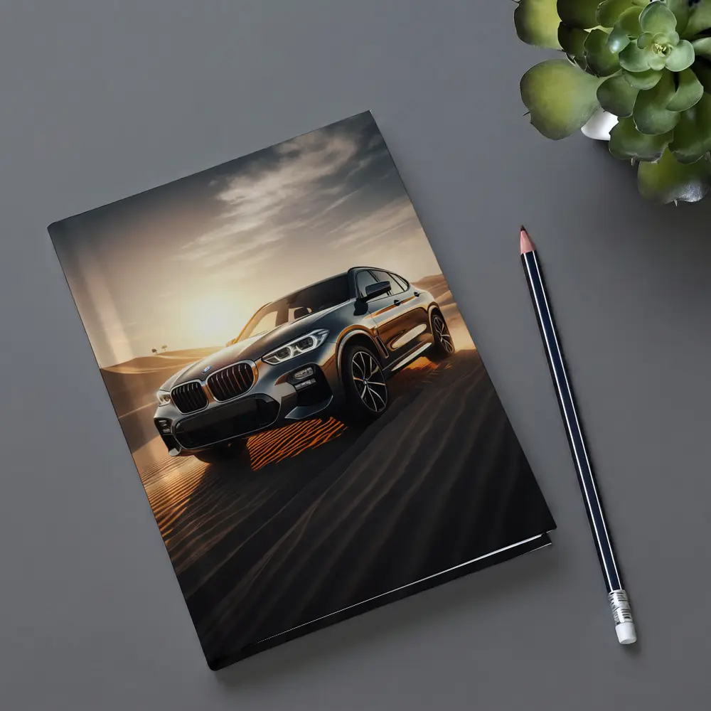 BMW X3 Crossing Golden Desert Dunes – Notebooks
