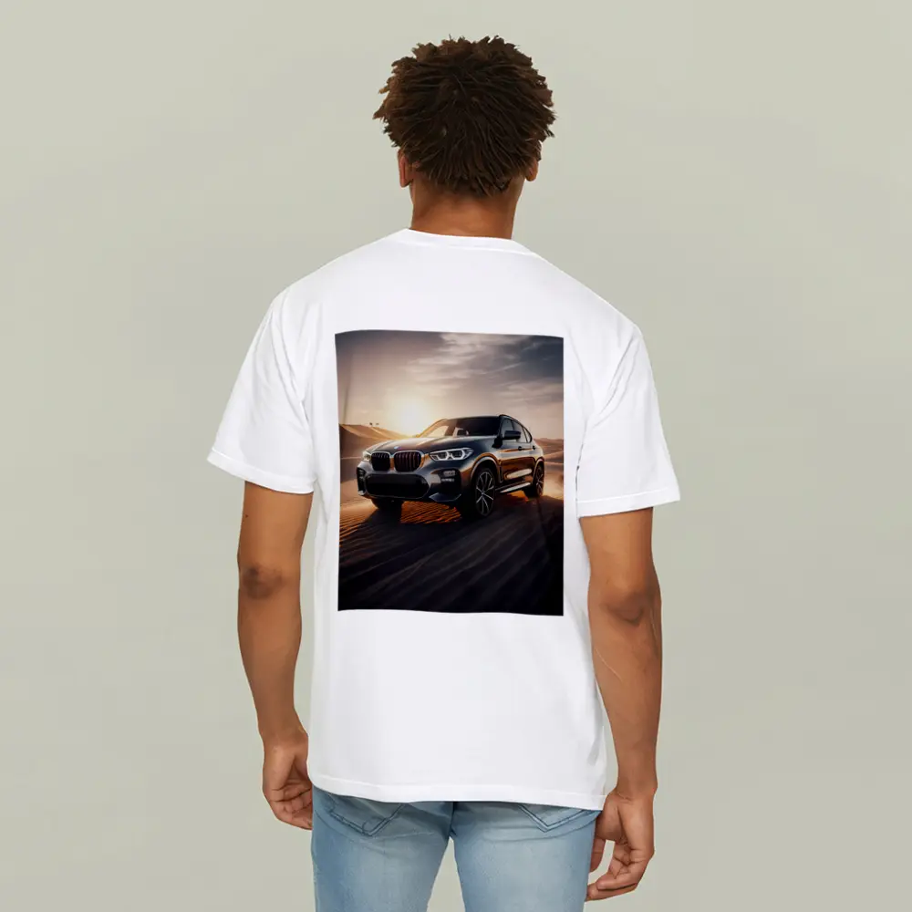 BMW X3 Crossing Golden Desert Dunes – T-Shirts