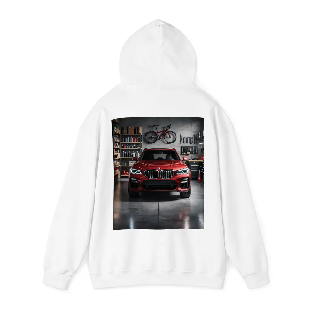 BMW X3 Red SUV Garage Workshop – Hoodies