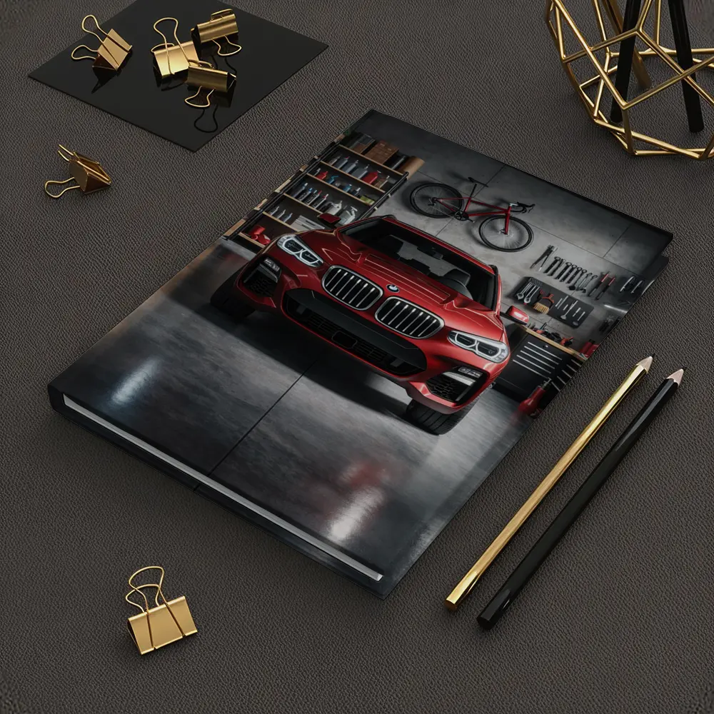 BMW X3 Red SUV Garage Workshop – Notebooks