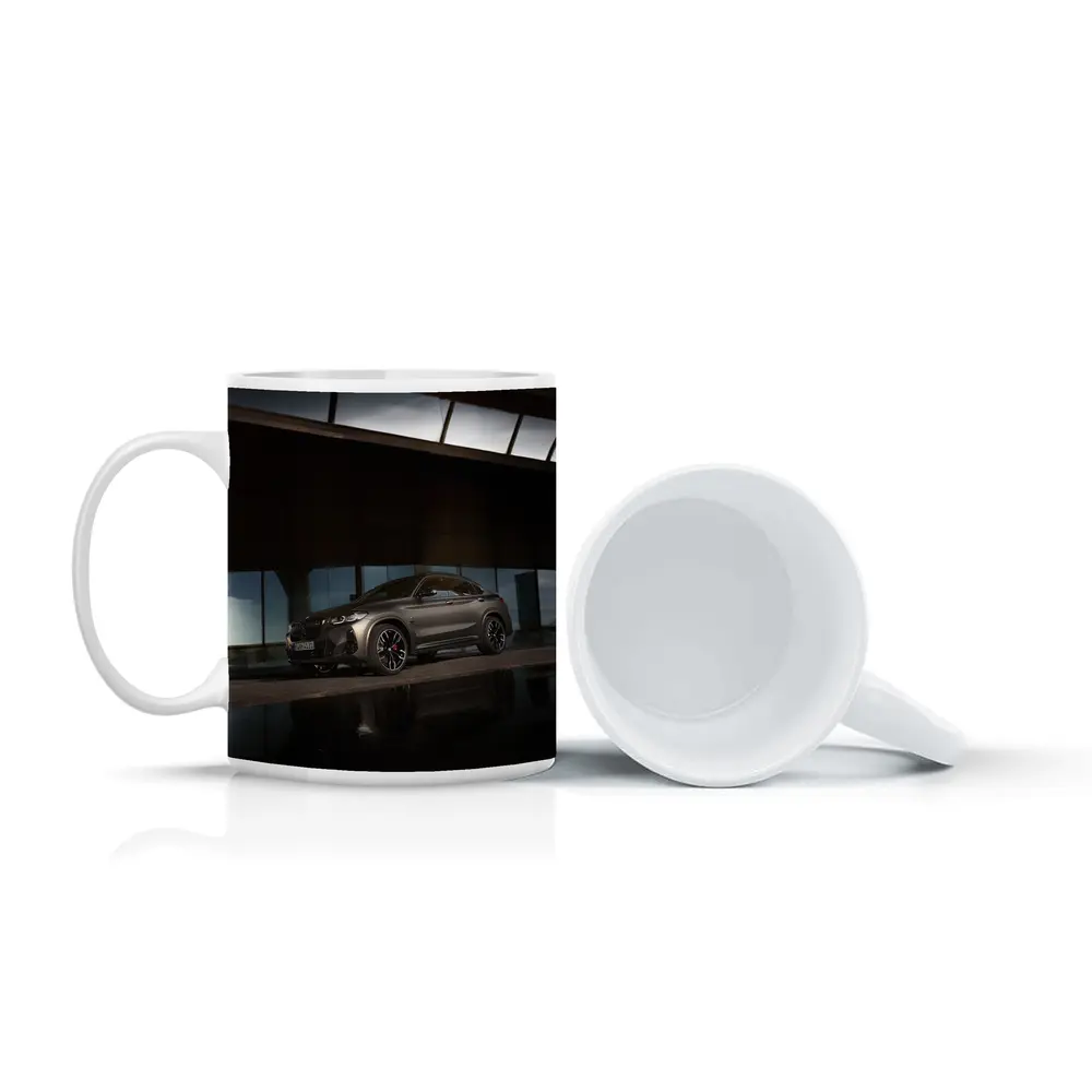 BMW X4 Dark Gray Urban Night Setting – Mugs