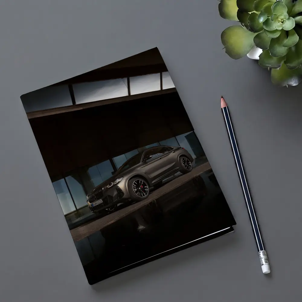 BMW X4 Dark Gray Urban Night Setting – Notebooks