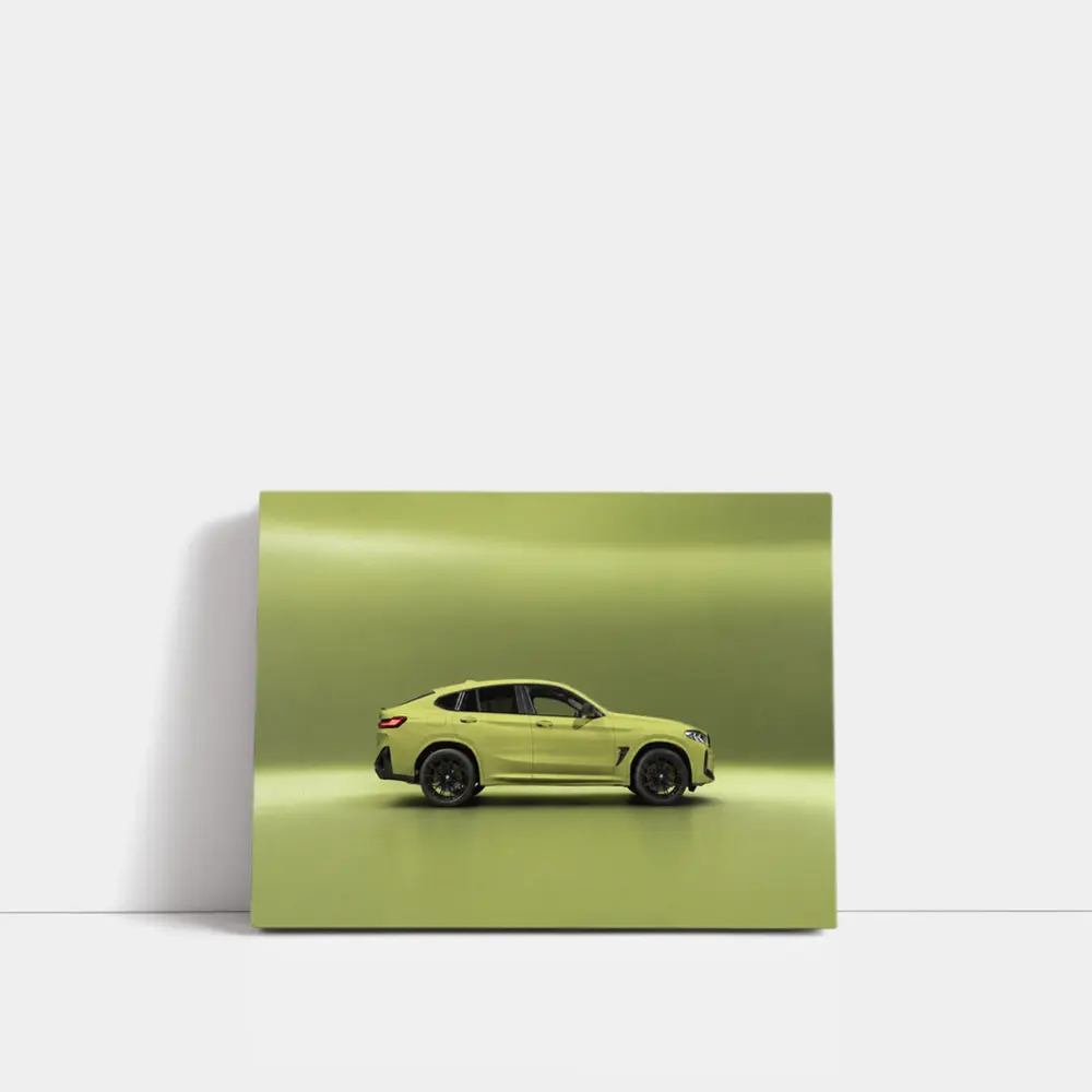 BMW X4 M Competition Green Studio Shot – Wall Art
