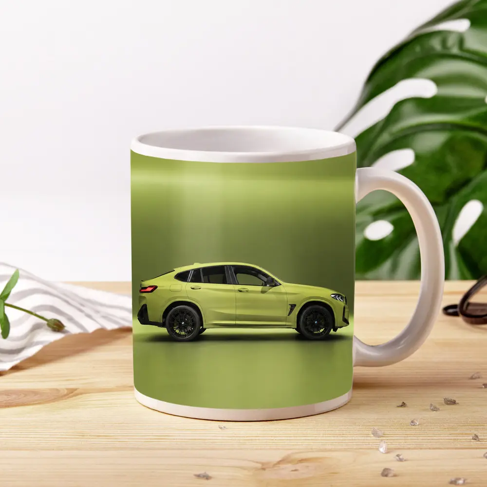 BMW X4 M Competition Green Studio Shot – Mugs