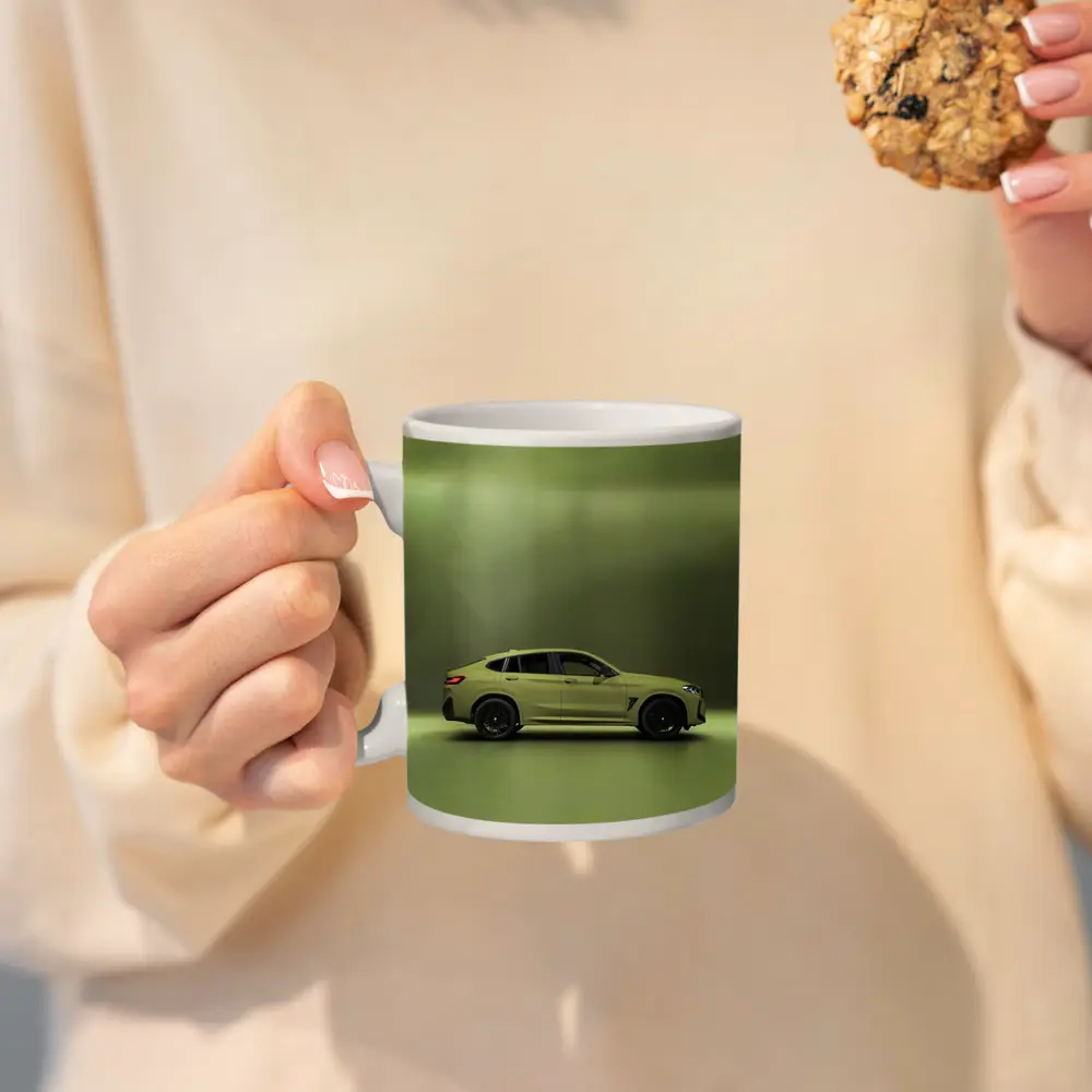 BMW X4 M Competition Urban Green Side – Mugs