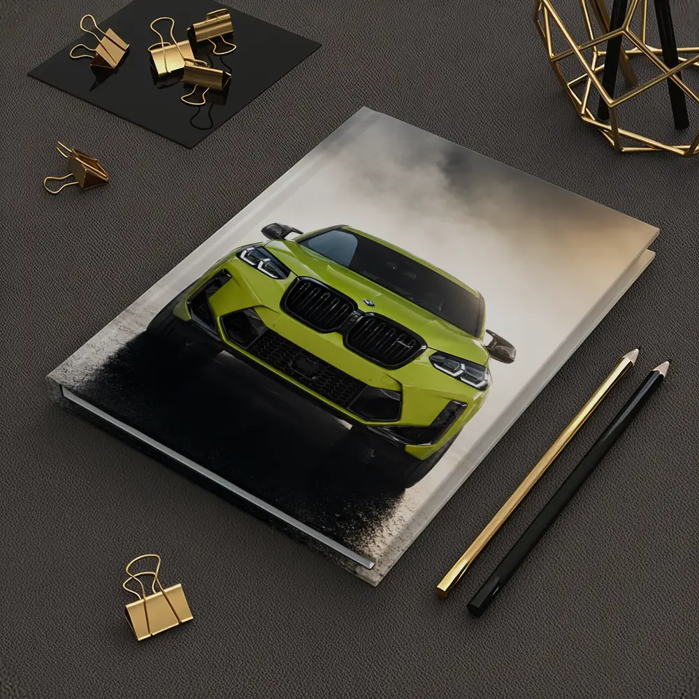 BMW X4 M Competition Yellow Smoke Background – Notebooks