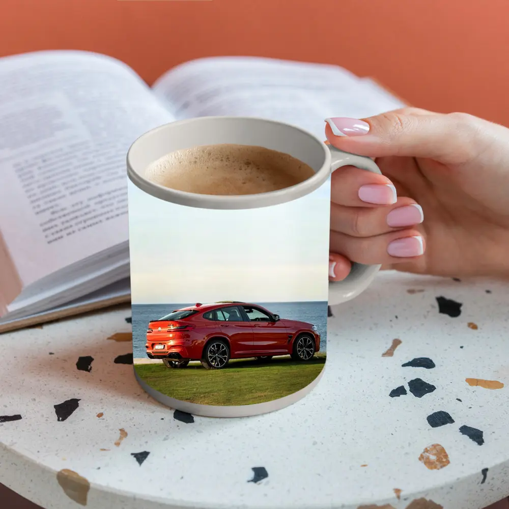 BMW X4 M Red Coastal Grass Setting – Mugs