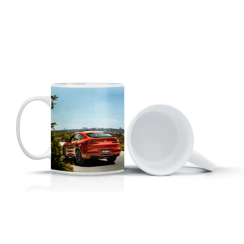 BMW X4 M Competition Orange City Backdrop – Mugs
