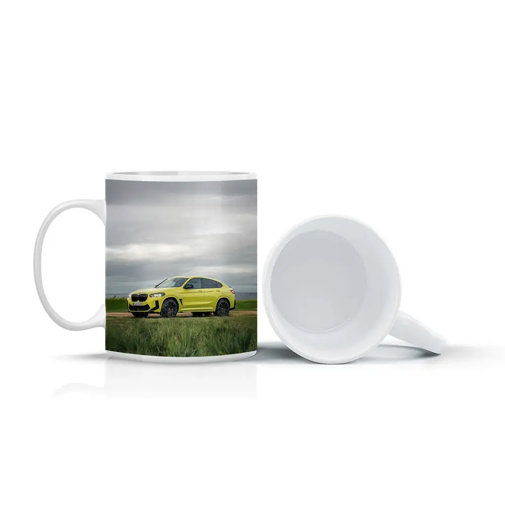 BMW X4 M Competition Yellow Overcast Field – Mugs