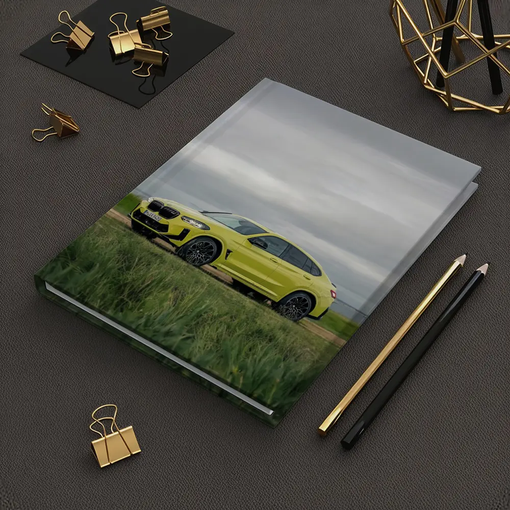 BMW X4 M Competition Yellow Overcast Field – Notebooks