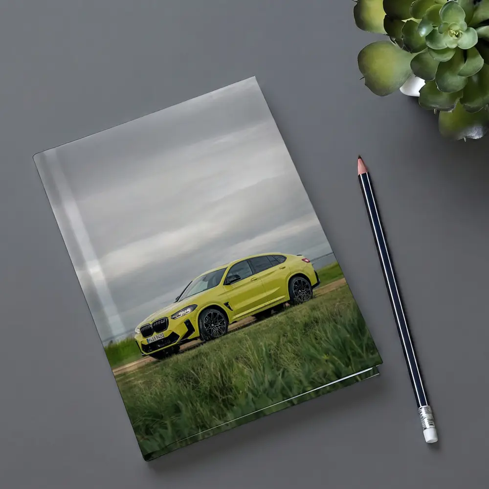 BMW X4 M Competition Yellow Overcast Field – Notebooks