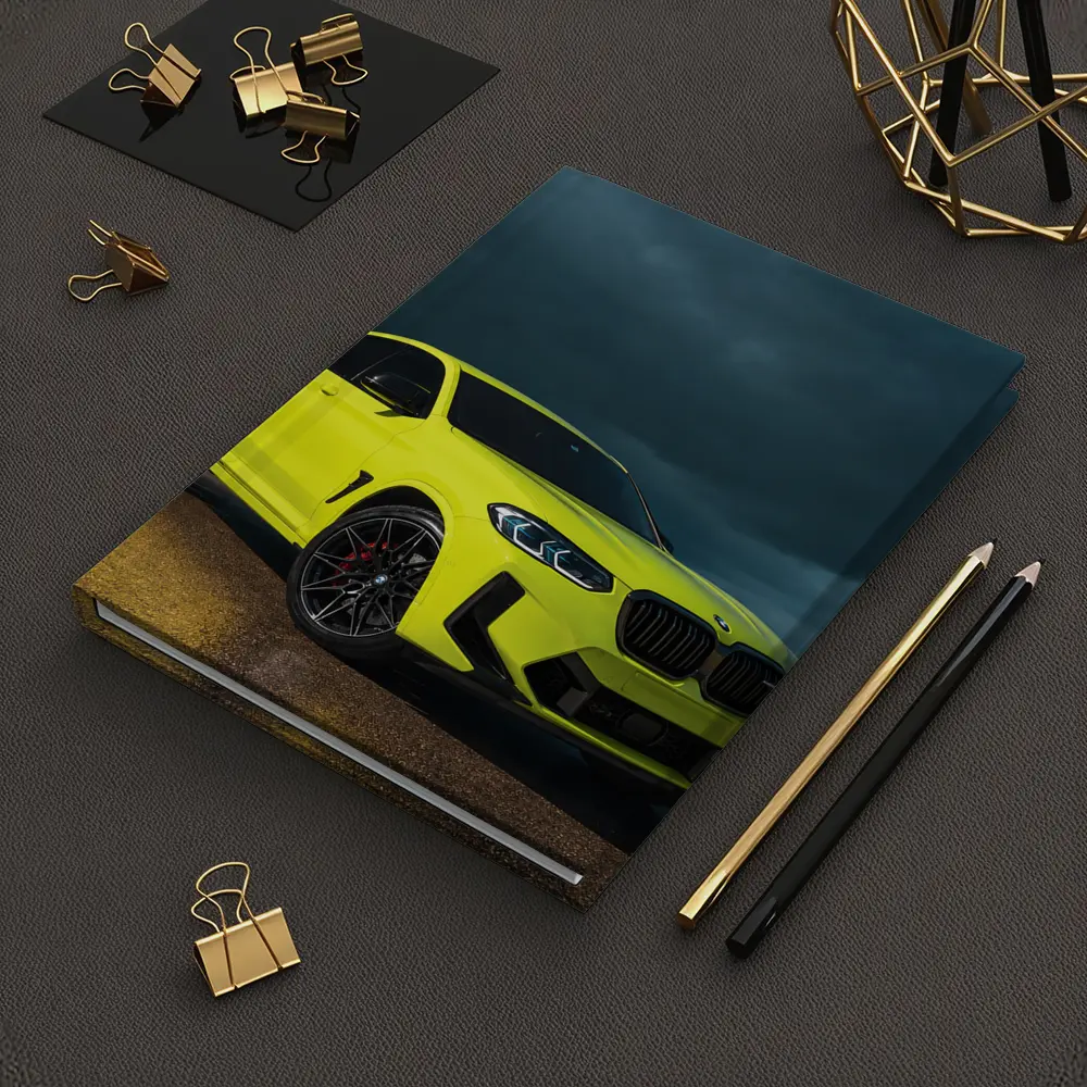 BMW X4 M Neon Yellow Stormy Sky – Notebooks