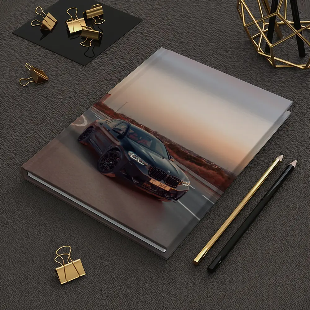 BMW X4 M Black On Open Highway Sunset – Notebooks