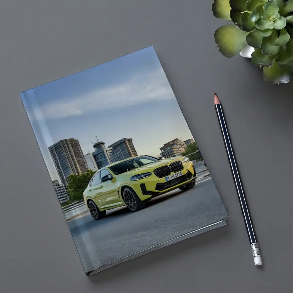 BMW X4 M Yellow Urban City Street – Notebooks