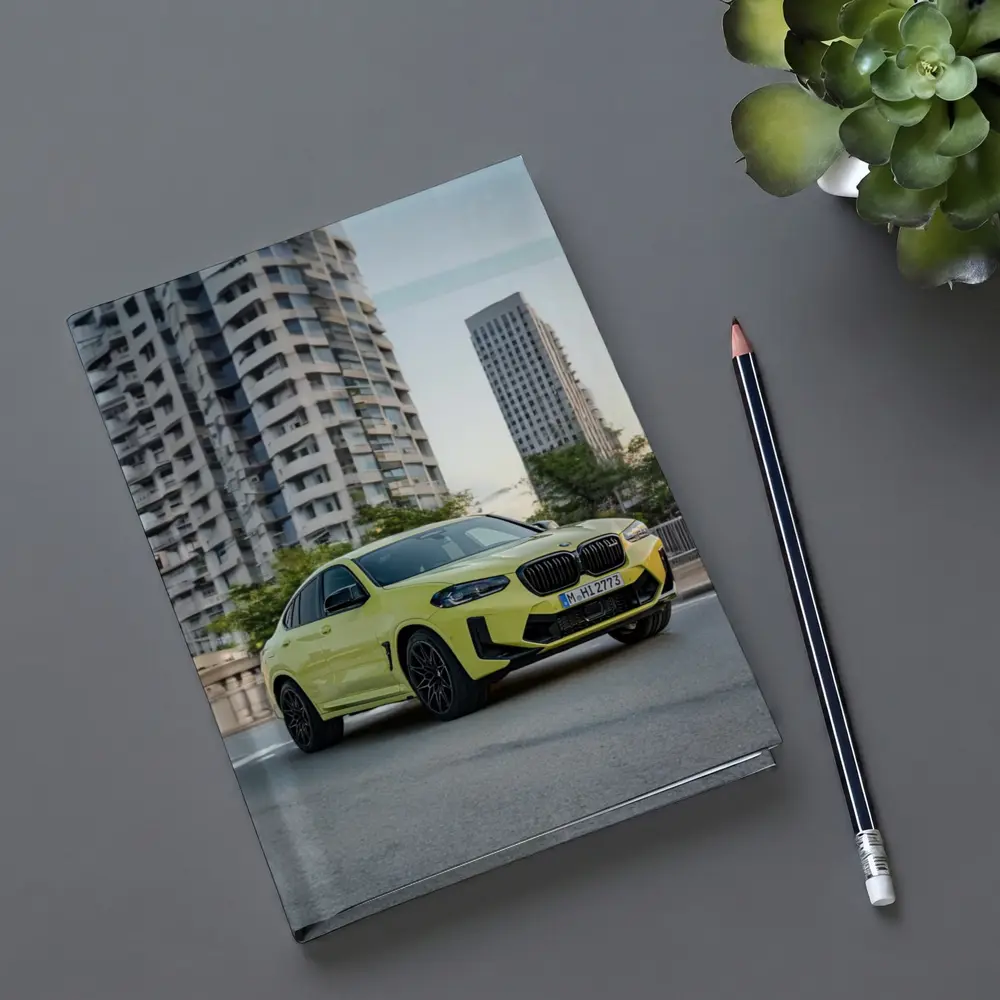 BMW X4 M Yellow Urban City Street – Notebooks