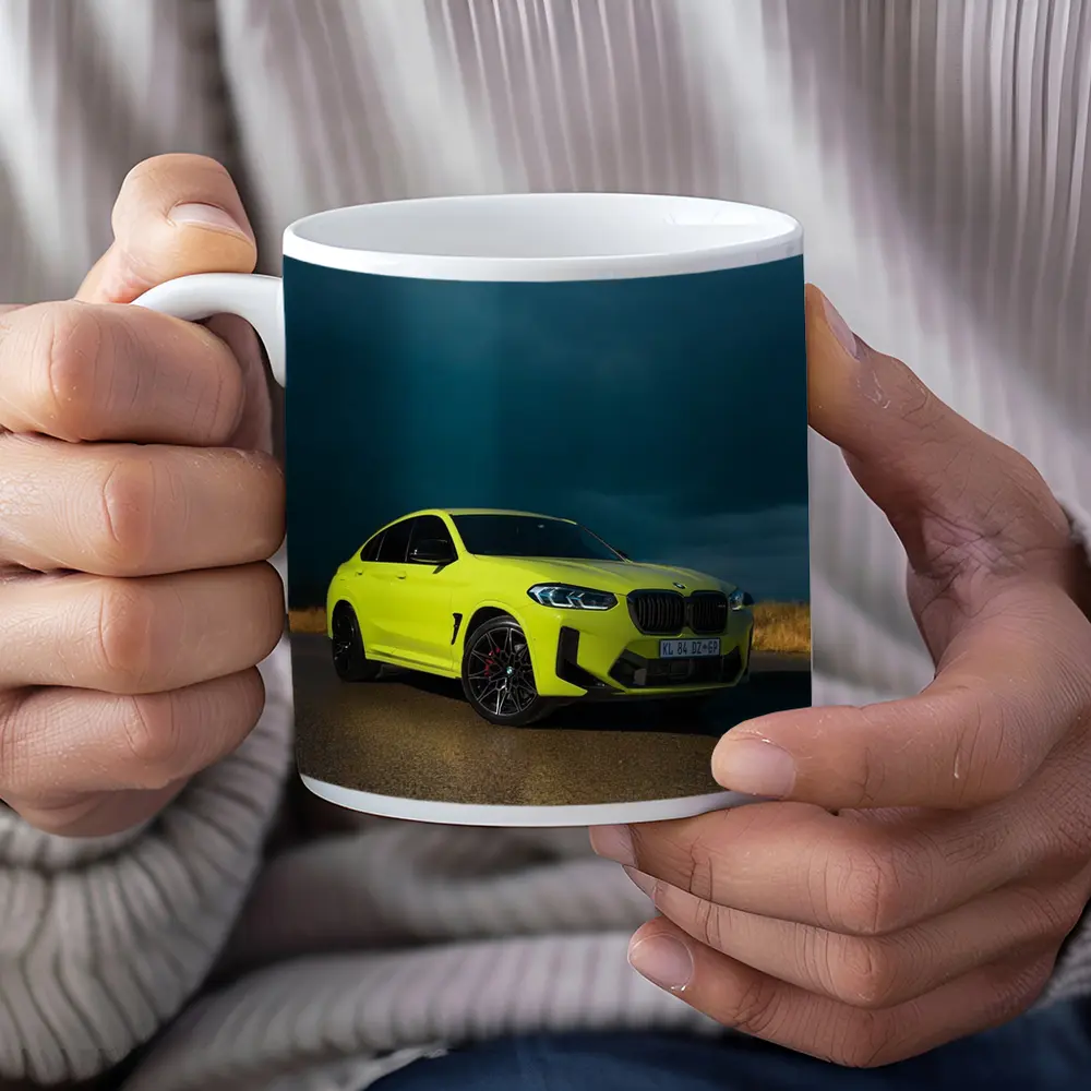 BMW X4 M Yellow Storm Dark Sky – Mugs