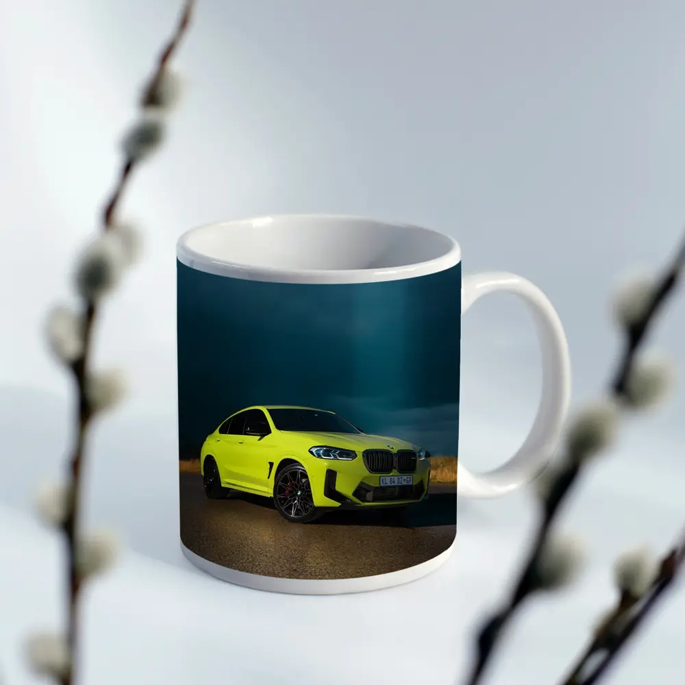 BMW X4 M Yellow Storm Dark Sky – Mugs