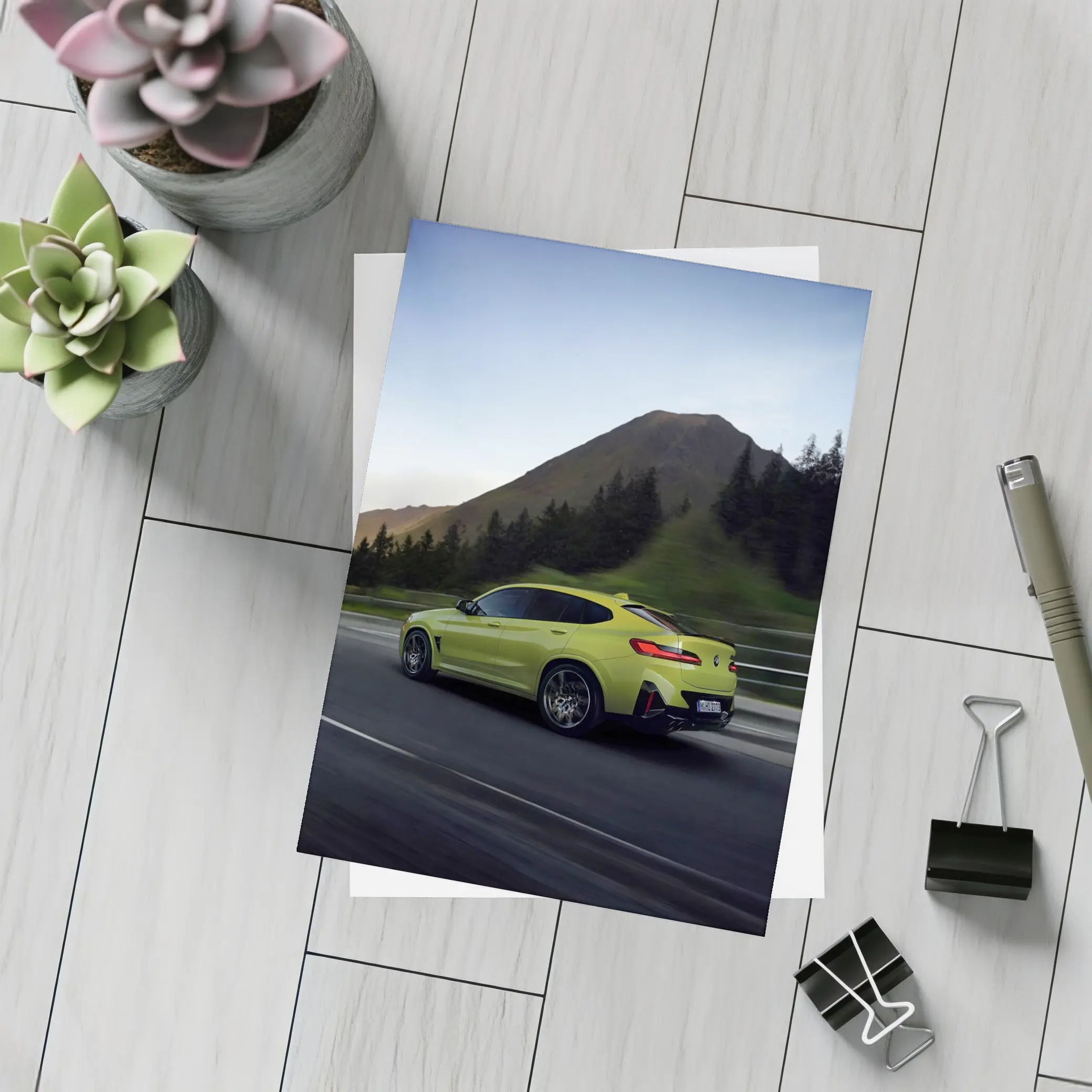 BMW X4 M Yellow Mountain Road Drive – Postcards