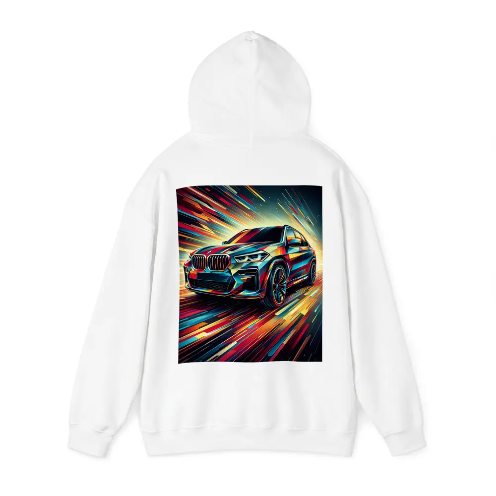 BMW X5 Abstract Dynamic Speed Art – Hoodies