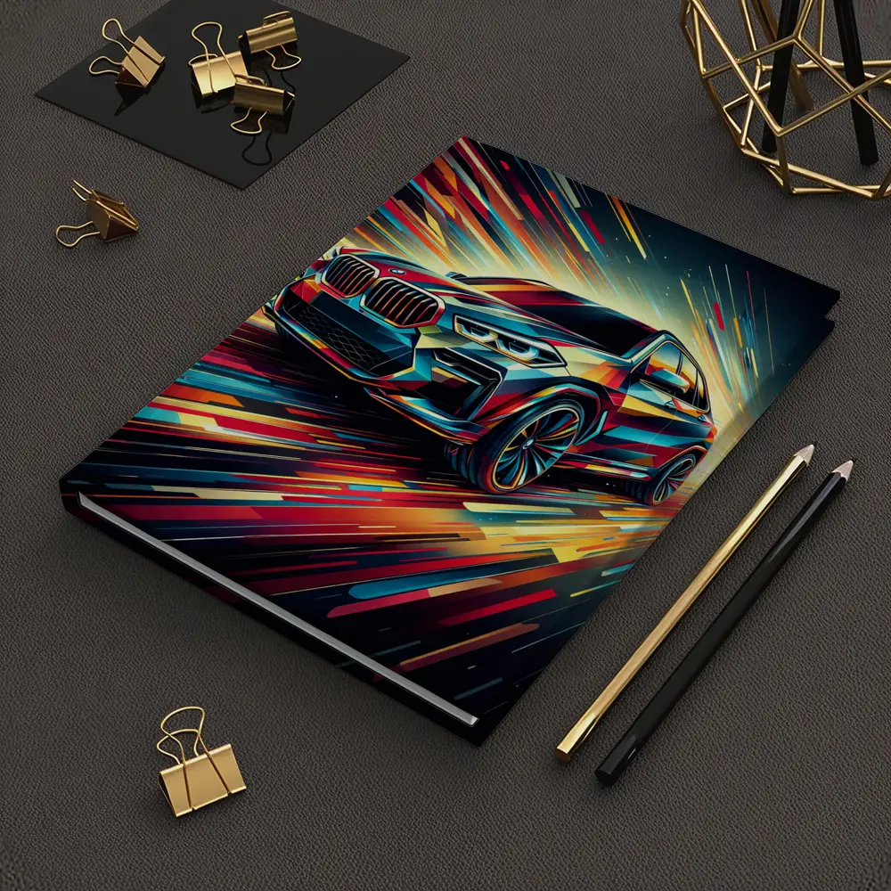 BMW X5 Abstract Dynamic Speed Art – Notebooks