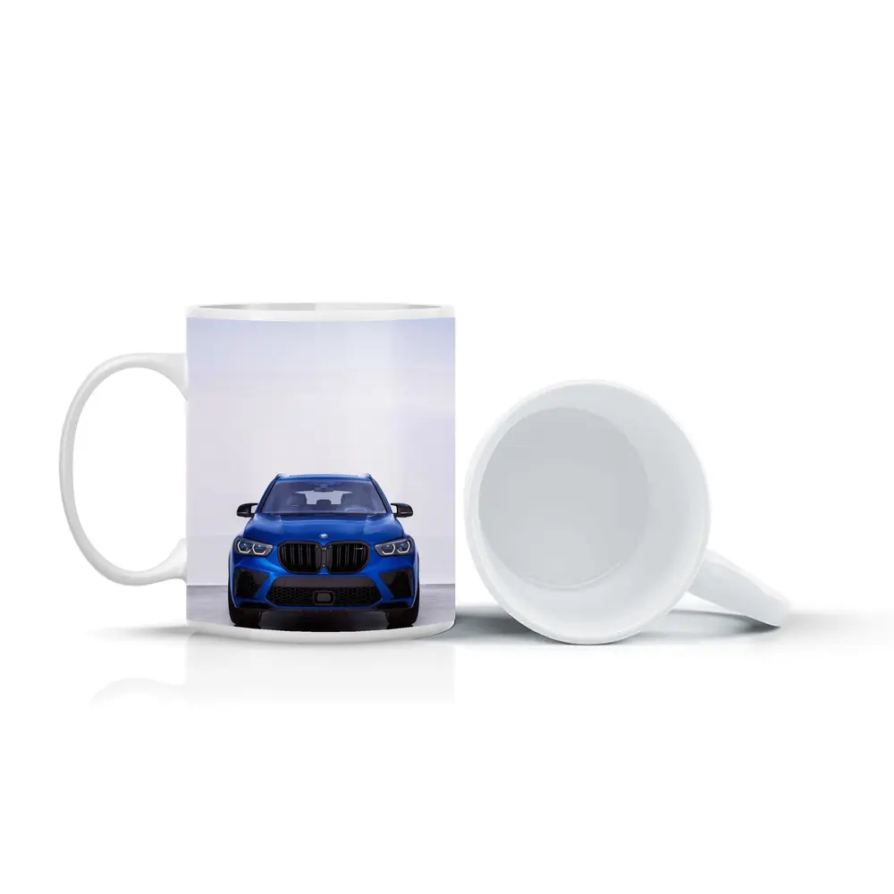 BMW X5 M Competition Blue Studio Shot – Mugs