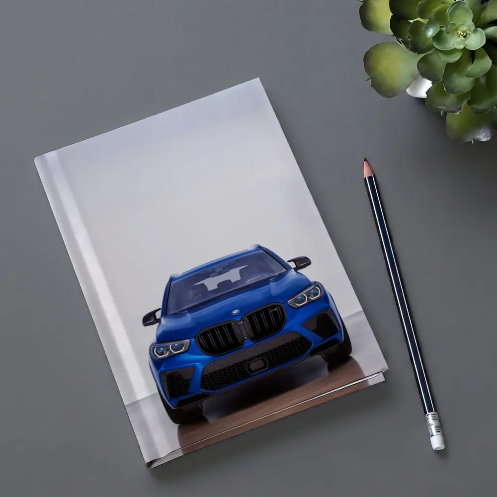 BMW X5 M Competition Blue Studio Shot – Notebooks