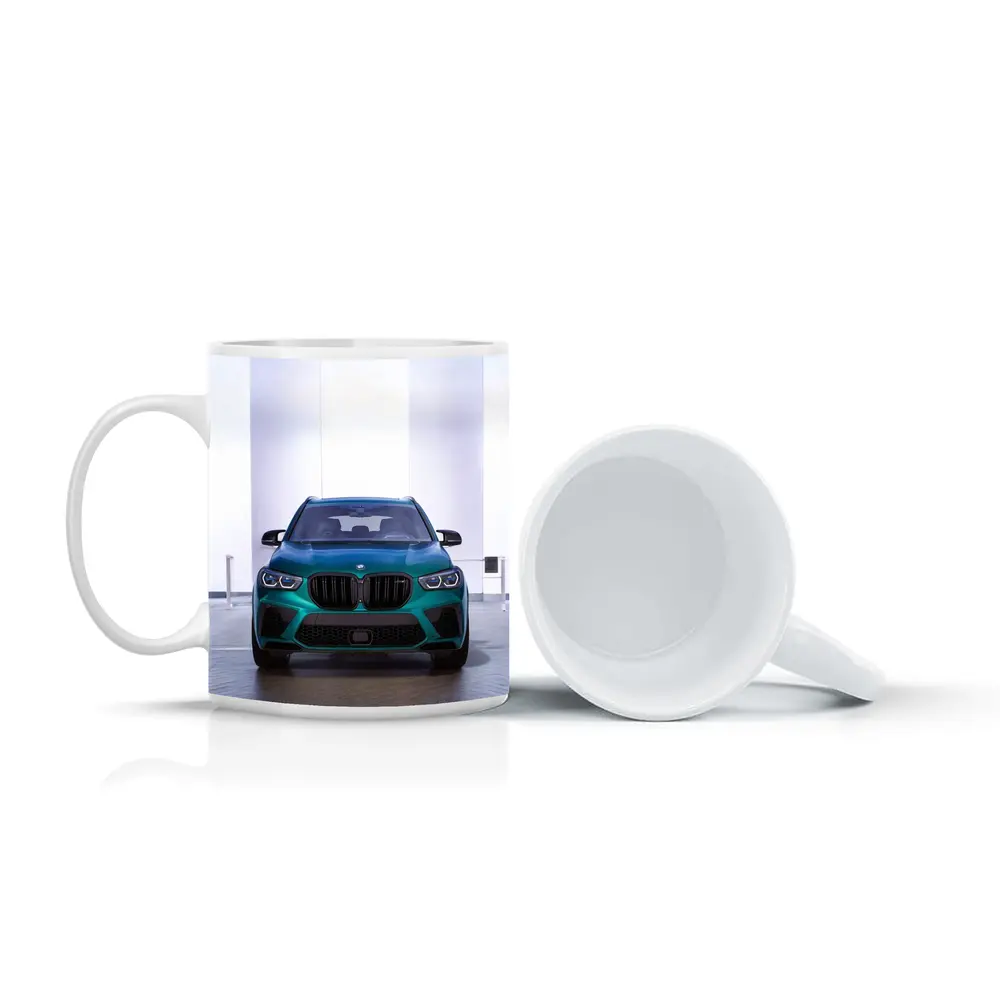 BMW X5M Competition Teal Front Studio – Mugs