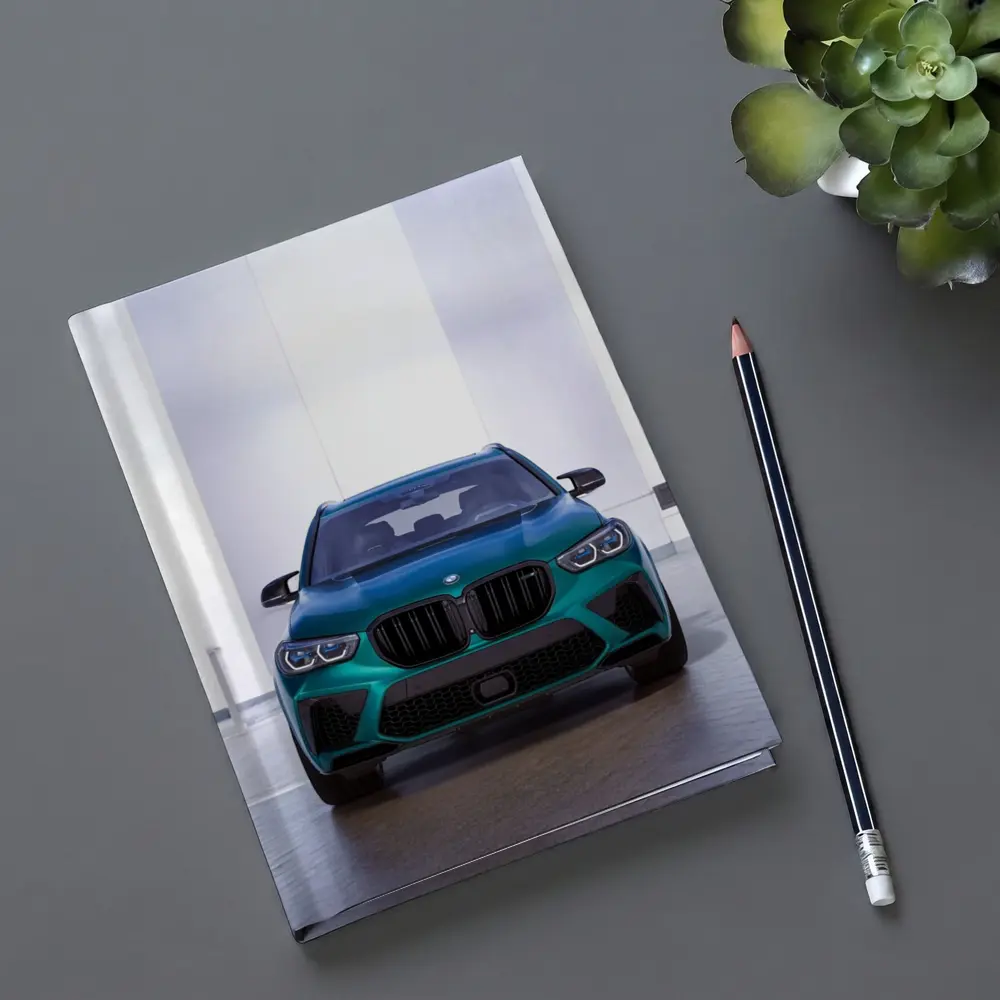 BMW X5M Competition Teal Front Studio – Notebooks